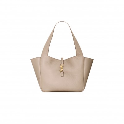 YSL LE 5 À 7 SMALL BEA IN GRAINED LEATHER 779029AADUU1346 (28*23*13cm)